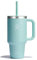 Hydro Flask Gobelet de voyage isotherme en acier inoxydable avec poignée, couvercle et paille, 946 ml