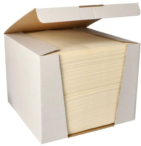 PAPSTAR 100 Servietten ROYAL Collection 1/4-Falz 40 cm x 40 cm champagner (88553, 100 Stück)