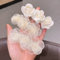 Hochzeitsspange, Blumen-Haarspangen, Braut-Haar-Accessoires für Frauen, 3 Stück, Elegant, Sanfte Kopfbedeckung, Haarstyling-Werkzeuge für Party, Hochzeit, Alltag