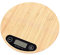 Kitchen scale Wooden Food Scale, Bamboo LED Display, Baking Scale Kitchen Accessories Kitchen supplies (Color : B)