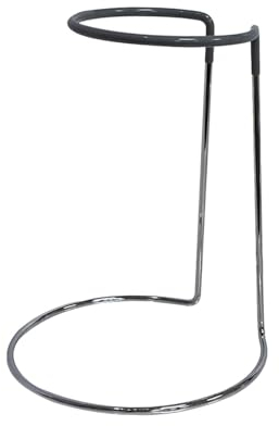 perfk Support de séchage de Carafe, Support de vidange en Verre, égouttoir de Bouteilles en métal, Facile à Utiliser, Porte-Bouteille de vin, Support de