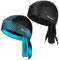 YANIKY Sports Bandana - Atmungsaktiv Kopftuch Herren - Bandana Cap Damen Durag Laufmütze Turban Herren Sommer Fahrradmütze Kopftuch für Radfahren Reisen Laufen Fitness (Schwarz 01+Blaugrün)