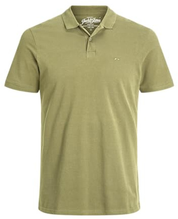 Jack & Jones Jjebasic Polo SS Noos pour Homme, Vert cèdre, M