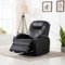 Wenjingqi-246635 Massagesessel aus Kunstleder, Schwarz
