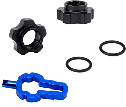 Huamengyuan Tuerca de conversión de llanta de BicicletaConvertidor Schrader a Presta Juego De Tuercas De Núcleo De Válvula De Bicicleta Adaptador de válvula