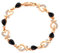 FDEETY Herzförmiges Armband Damenarmschmuck Kristallbesetzt Tropfenform Schmuckstück Goldfarben Armkette Elegant Zeitlos