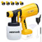 MEE GOO Spruzzatore senza fili per recinzioni, mobili, armadi, pareti, ecc. (batteria non inclusa) - Giallo compatibile con batterie DeWalt
