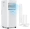 8500 BTU Aire Acondicionado Portátil 3 en 1 Aire Climatizador Deshumidificador e Ventilador, Control Remoto, Temporizador 24H, Modo Sueño e Incluye Kit Ventana, Ar Condicionado para Hogar y Oficina