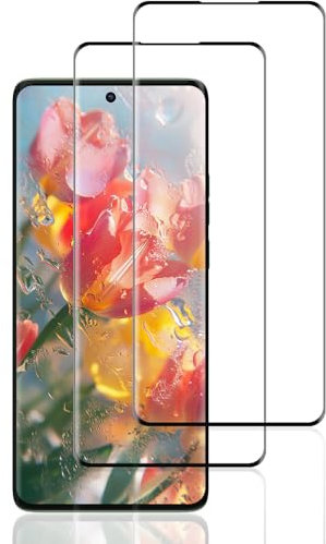 Beukei Screen Protector for Motorola Edge 40/40 Neo, 2 Pack Plastic Screen Protector, Anti-Shatter, Scratch Resistant, NO-Bubble, 9H Hardness,Glass Tempered Glass Film