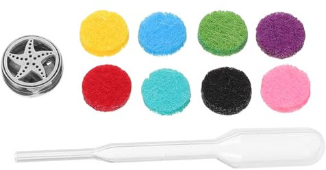 SHINEOFI Aromatherapie-clip Nacken Bekleidungsversorgung Maskenzubehör Maskenversorgung Aromatherapie-schnalle Kleidungszubehör Behälter Für Ätherische Öle Rostfreier Stahl