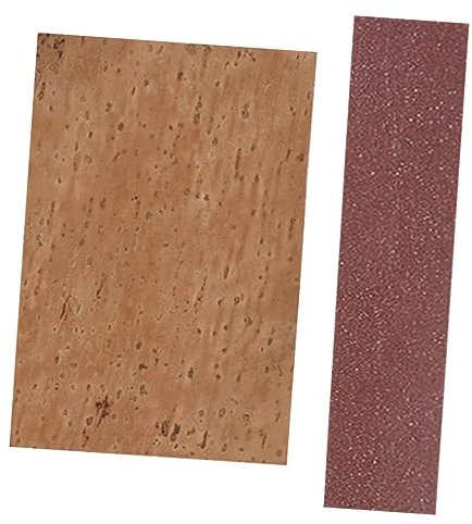 Warmhm Sheet Saxophone Neck Cork Sheet Durable and Lightweight Repair Accessory for Saxophones and Clarinets Flexible and Practical Cork Material for Performance with Sandpaper Included