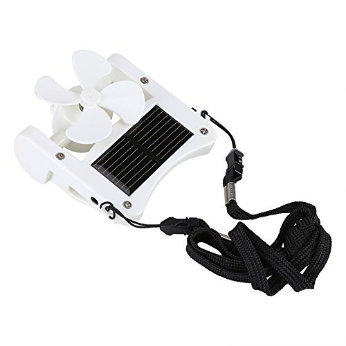 Fictory Mini ventilateur à énergie solaire, soulagement de la chaleur, durable et économe en énergie, design flexible