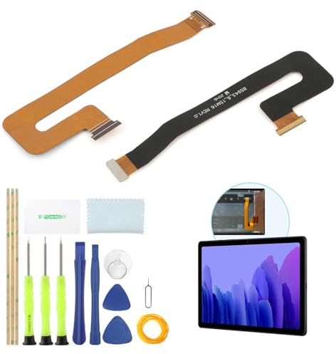 TGHongKy Flex LCD Empfangskabel für Samsung Galaxy Tab A7 10.4 T500 2020 LCD Bildschirm Flex Kabel Flachband für Galaxy Tab A7 10.4 2020 Flat Flex Kabel Ersatz Flachband-Flexkabel Bildschirm XX