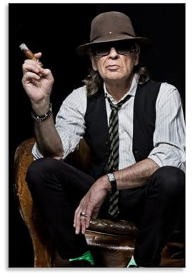 Singer Udo Lindenberg Poster Dekorative Malerei Leinwand Wandkunst Wohnzimmer Poster Schlafzimmer Malerei,Wandkunst Bilddruck Moderne Familienzimmer Dekor 12x18inch(30x45cm)