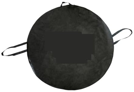 Ballett-Tutu-Tasche für Mädchen, Ballett-Tutu, Rock, Tasche, Vliesstoff, flexibel, Ballett-Performance, Kleid, Aufbewahrungstasche, Balletttasche, Schwarz, Diameter 108CM