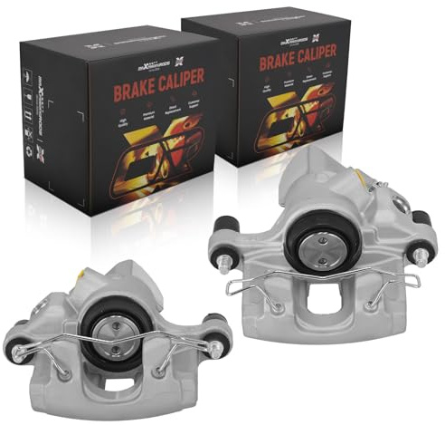 maXpeedingrods Pair of Rear Brake Caliper Left 1760071 Right 1760070 | for Ford Focus MK III Mazda 3 Volvo C30 C70 V40 V50 Brake Caliper Assembly with Bracket