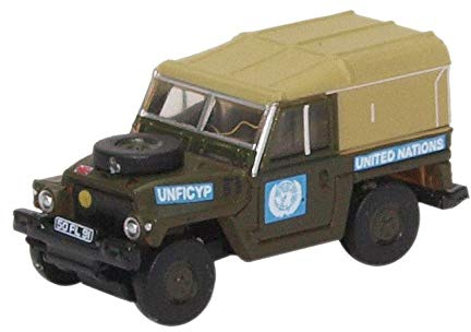 Oxford Diecast 1:148 Land Rover Lightweight United Nations Collectable model NLRL001