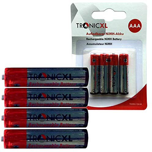 Eurosell 700 mah Wiederaufladbare Akku Akkus AAA für zb Siemens Gigaset C100 C150 CX100 CX150 C1 C200 C250 C2 C380 C385 C38H C450 E1 S100 S150 SX100 SX150 S1 S440 S445 SX440 SX445 S44 S2