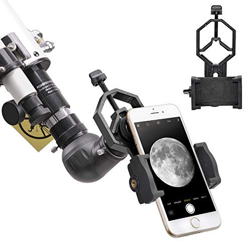Starboosa Telescope Adapter Camera Mount, Smartphone Mount, Work with Telescope Spotting Scope Microscope Monocular Binocular - Fits iPhone, Samsung, HTC, LG and Smartphone (Camera Adapter-C1)