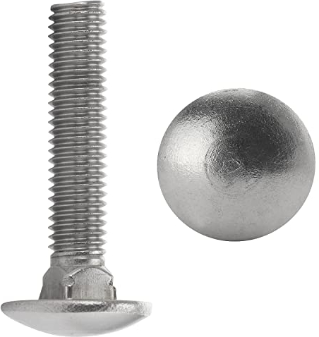 FASTON Flachrundschrauben M8x30 Edelstahl A2 V2A (20 Stück) Schlossschrauben mit Vierkantansatz DIN 603 Flachrundkopf Schrauben Schloßschrauben Vollgewinde