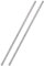 sourcing map 2 Stück 304 Metallstangen Garten, 4mm x 300mm Metallstäbe für DIY Handwerk, Motorrad, Deko, Garten