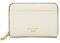 Petit Portefeuille Femme en Format Court - Porte-Monnaie Carte Tout-en-Un Similicuir Zippé - Chic Léger - Beige