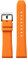 Stailer Uhrenarmband 22mm orange, aus hypoallergenes Fluorelastomer, Ersatzarmband in 22 mm, Rubber Armband mit Edelstahl Metall Schließe für Herren und Damen