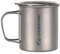Lifeventure Superlight Titanium Insulated Double Wall Mug With Lid And Folding Handle – Ideal For Camping Or Travel