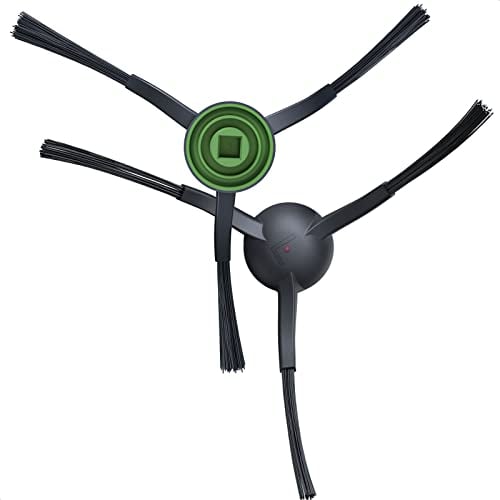 Lubluelu Brosse latérale de Rechange 2X de Haute qualité, adaptée au SG60/ SL61/ SL60D, Robot aspirateur - kit de brosses latérales de Rechange, Gauche/Droite, Rouge/Vert