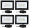 Blivrig 100W Faretto LED da esterno Bianco Freddo 6000K, 10000LM Faro LED Parete, Impermeabile IP66 Fari LED Luce Bianca Fredda Proiettore per Cortile Cantiere Giardino