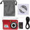 Digital Camera - 8X Zoom, 5MP, 2.7In LCD, Supports 32GB (Black) / Red