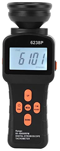 6238P Tragbarer Großer LCD-Handheld-Digital-Stroboskop-Flash-Tachometer-Drehzahlmesser