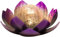 PRETTYLE Lampe Solaire Fleur De Lotus | Décoration De Jardin D'Extérieur | En Forme De Fleur Pour Jardin, Pelouse, Trottoir, 28x28x12cm