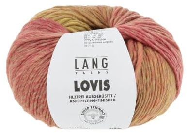 Lang Yarns LOVIS 170 m/ 50 g ORANGE/SAFRAN/GRÜN Fb. 01