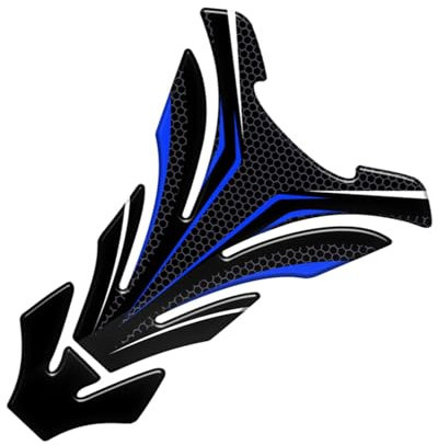 FIONEL Tankschutz Motorrad-Tankpad-Schutzaufkleber Für Yamaha MT-07/FZ-07 (Color : Blu)