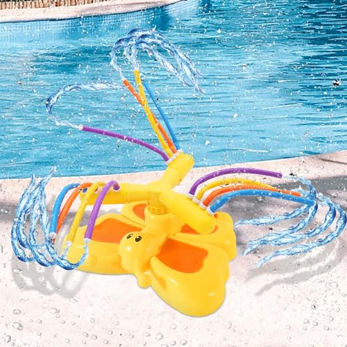 Wasserspielzeug Kinder Outdoor Wassersprinkler Kinder Outdoor Gartenspielzeug Garten Sprinkler Outdoor Wasserspiele Garten für Mädchen Jungen