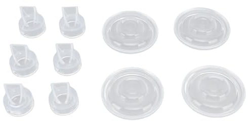 Entenschnabelventile, Silikonmembranen Kompatibel mit S9 S12 S9Pro S12Pro, Zubehör für Elektrische Milchpumpen, Auslaufsicheres Design für Milchpumpenteile