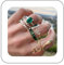 Cimenexe Punk Smaragd Kristall Fingerringe Gold Schlange Knöchel Ringe Grün Cz Bösen Blick Ring Quadratisch Smaragd Band Ring Set Aussage Schlange Ringe Schmuck Für FrauenGeschenke 5 Stück