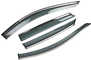 NINOMA Zubehör Seitenfenster Auto Seite Windows Visier Regen Augenbraue Vent Markisen Rauch Schutz Trim Für Volvo Für Polestar 2 2020 2021 2022