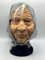 Alte Frau Maske - mit Kopftuch - jemand die 50 jahre alt wird - oma kostüm - Hexenmaske -halloween Masken Faschingmaske