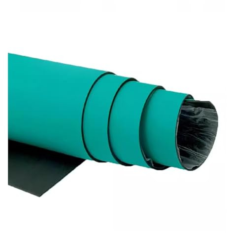 Antistatische Matte, Lötmatte, Werkbank-Schutzmatte, 2 mm dick, antistatische Werkbank-Erdungs-Schreibtischunterlage for Elektronikreparaturen(60x200cm)