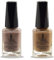 (2Pcs Set) Henna Infused Halal Nail Polish Water Permeable Nail Polish Wudhu friendly and Vegan Long lasting Shiny Nail polish (Cairo, Azim)