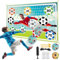 KADAYAYA Fußball Spielset Spielzeug für Kinder, Indoor Outdoor Fußball Spielset mit 2 Klettbällen, faltbarem Fußballtore, Weihnachts Geburtstag Geschenke Fußball Spielzeug für Kinder 5 6 7 8 Jahren