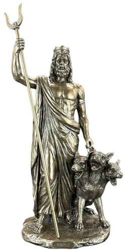 57 SPECIAL REPLICAS Skulptur Deko Gott des UNTERIRDISCHEN Hades Bronze Figur als Geschenk für Wohnzimmerdekoration Figuren Deko