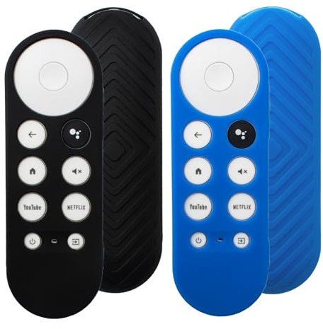 Fernbedienung kompatibel mit 2020 Chromecast mit Google TV Voice Remote (Ozeanblau + Schwarz)
