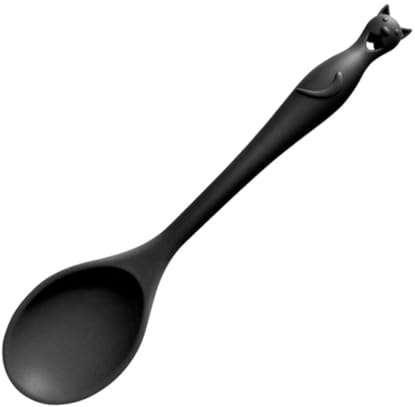 Alchemy England Cat's Kitchen Utensils – Niedliche Koch- und Backutensilien mit schwarzer Katze, Schwarz