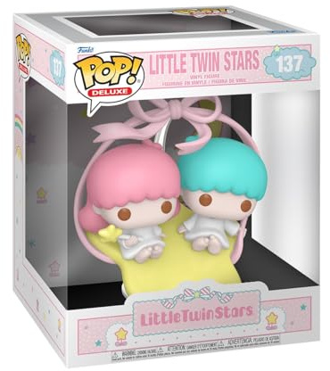 Funko POP! Deluxe: Hello Kitty - Little Twin Stars | Official Merch - Collectable Vinyl Figurine for Shelf Display - Birthday Gift Idea for Fans and Collectors