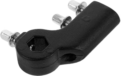 Bassdrum Schlägelhalterung aus Metall, Schwarz für Drum Pedal | Verstärkte Stabilität, für Proben zu Hause und Auftritte, Zubehör für Basspedale an Schlagzeugsets