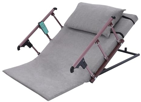 2-80° Einstellbare Elektrischer Anhebbare Rückenlehne Bett für ältere Menschen 120x75cm Fernbedienung Elektrische Hebematratze Bettrückenlehne ideal als Sitz- und Schlafhilfe,Klappbare Armlehnen