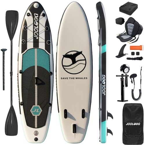 JOOLOOG Premium Stand up Paddling Board mit Sitz, max. 200 kg
